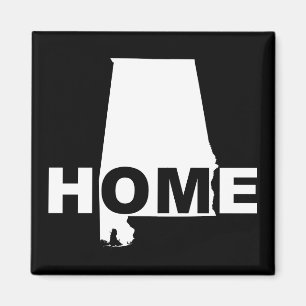 Alabama Heim weg vom Staat Kühlschrankmagnet