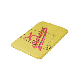 Alabama Herz von Dixie Badematte