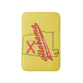 Alabama Herz von Dixie Badematte (Vorderseite Vertikal)