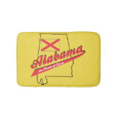 Alabama Herz von Dixie Badematte (Vorderseite)