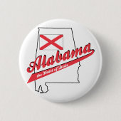 Alabama Herz von Dixie Button (Vorderseite)