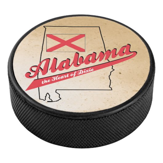 Alabama Herz von Dixie Eishockey Puck (3/4)