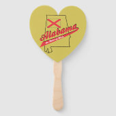 Alabama Herz von Dixie Fächer (Vorderseite)