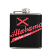Alabama Herz von Dixie Flachmann (Vorderseite)