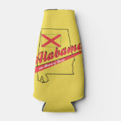 Alabama Herz von Dixie Flaschenkühler (Vorderseite)