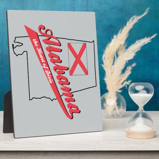 Alabama Herz von Dixie Fotoplatte (Seite)