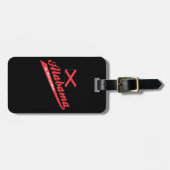 Alabama Herz von Dixie Gepäckanhänger (Vorderseite horizontal)