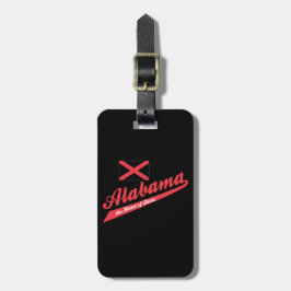 Alabama Herz von Dixie Gepäckanhänger