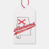 Alabama Herz von Dixie Geschenkanhänger (Rückseite)