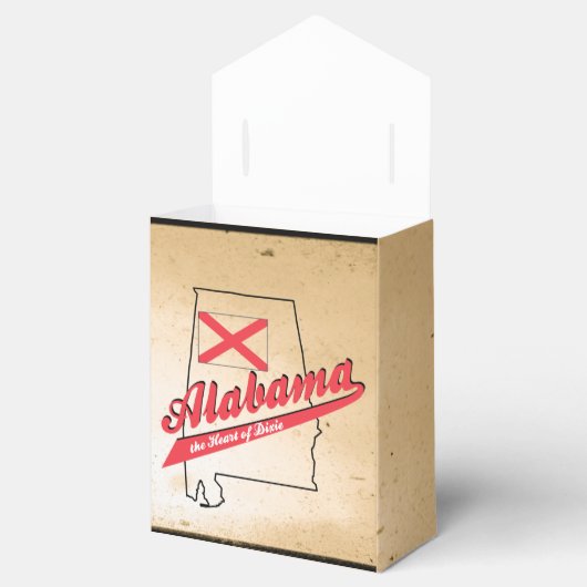 Alabama Herz von Dixie Geschenkschachtel (Geöffnet)