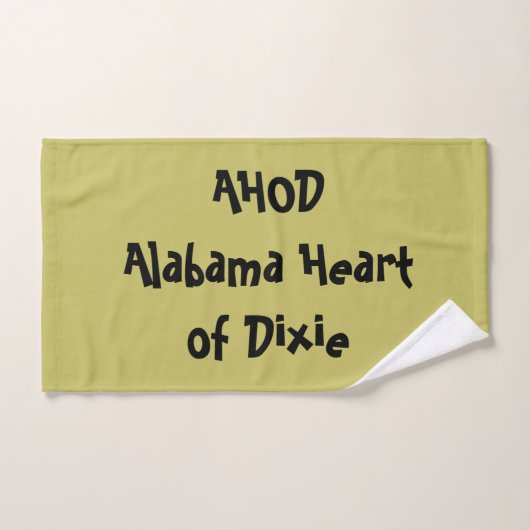 Alabama Herz von Dixie Handtuch (Handtuch)
