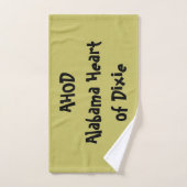 Alabama Herz von Dixie Handtuch (Handtuch)