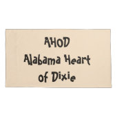 Alabama Herz von Dixie Kissenbezug (Rückseite)