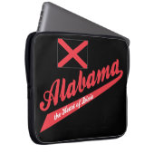 Alabama Herz von Dixie! Laptopschutzhülle (Vorne Rechts)