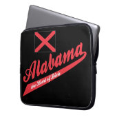 Alabama Herz von Dixie! Laptopschutzhülle (Vorderseite Links)