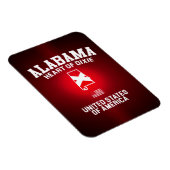 Alabama Herz von Dixie Magnet (Rechte Seite)