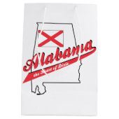 Alabama Herz von Dixie Mittlere Geschenktüte (Rückseite)