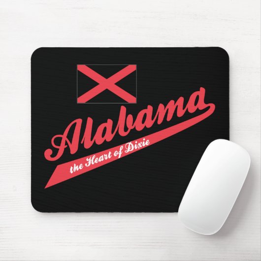 Alabama Herz von Dixie! Mousepad (Mit Mouse)