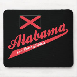 Alabama Herz von Dixie! Mousepad