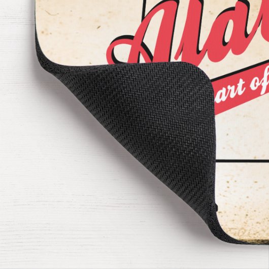 Alabama Herz von Dixie Mousepad (Ecke)