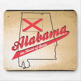 Alabama Herz von Dixie Mousepad