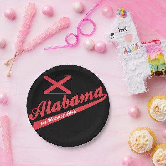 Alabama Herz von Dixie Pappteller (Party)
