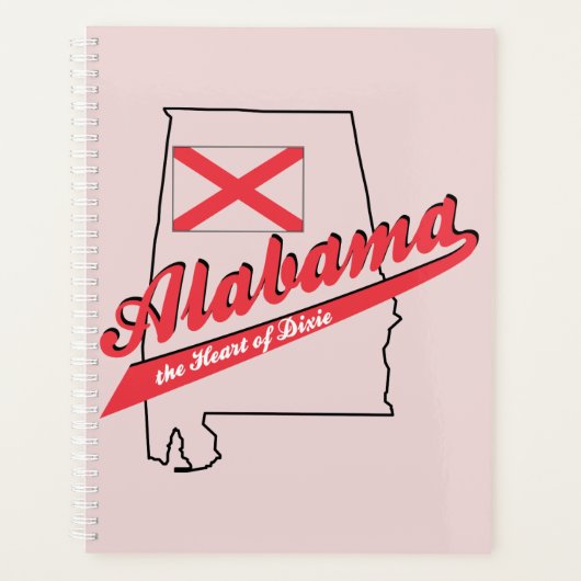 Alabama Herz von Dixie Planer (Vorderseite)