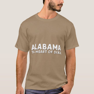 Alabama Herz von Dixie T-Shirt