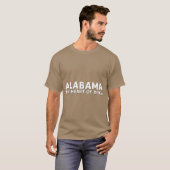 Alabama Herz von Dixie T-Shirt (Vorne ganz)