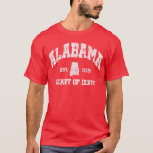 Alabama, Herz von Dixie T-Shirt (Vorderseite)