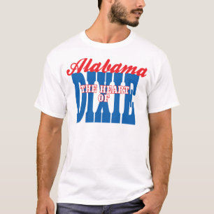 Alabama Herz von Dixie T-Shirt