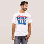 Alabama Herz von Dixie T-Shirt (Vorne ganz)