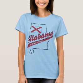 Alabama Herz von Dixie T-Shirt