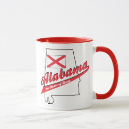 Alabama Herz von Dixie Tasse