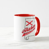 Alabama Herz von Dixie Tasse (VorderseiteRechts)