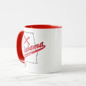 Alabama Herz von Dixie Tasse (Vorderseite Links)