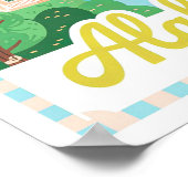 Alabama Herz von Dixie USA Summer Travel Poster (Ecke)