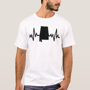 Alabama Herzschlag Design Unisex T-Shirt