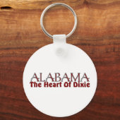 Alabama Herzstück von Dixie-Schlüsselanhängern Schlüsselanhänger (Vorderseite)