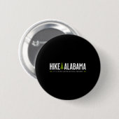 Alabama Hike Little River Canyon Tree Retro Graphi Button (Vorne & Hinten)