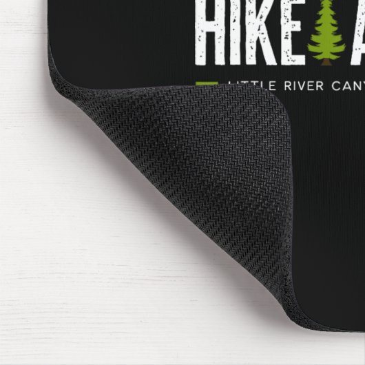 Alabama Hike Little River Canyon Tree Retro Graphi Mousepad (Ecke)