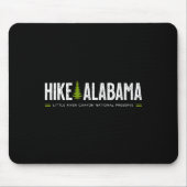 Alabama Hike Little River Canyon Tree Retro Graphi Mousepad (Vorne)