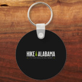 Alabama Hike Little River Canyon Tree Retro Graphi Schlüsselanhänger (Vorderseite)