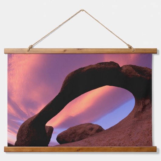 Alabama Hills Arch | Kalifornien Wandteppich Mit Holzrahmen (Vorne)