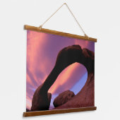 Alabama Hills Arch | Kalifornien Wandteppich Mit Holzrahmen (Gewinkelt)