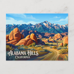 Alabama Hills Kalifornien Postkarte