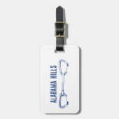 Alabama Hills Klettern Gepäckanhänger (Vorderseite vertikal)