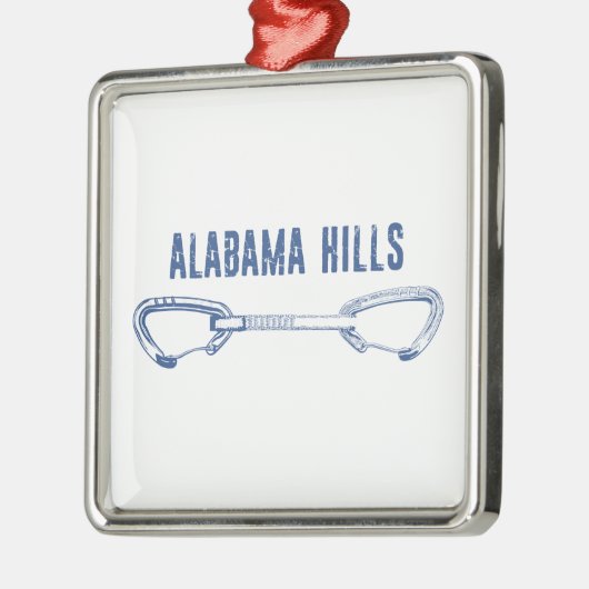 Alabama Hills Klettern Ornament Aus Metall (Links)