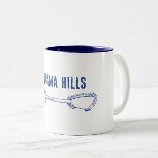 Alabama Hills Klettern Zweifarbige Tasse (VorderseiteRechts)