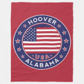 Alabama, Hoover Fleecedecke (Vorderseite)